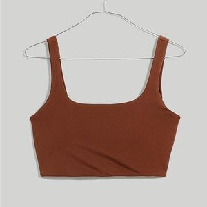 BNWT Madewell MWL Flex Square-Neck Sports Bra